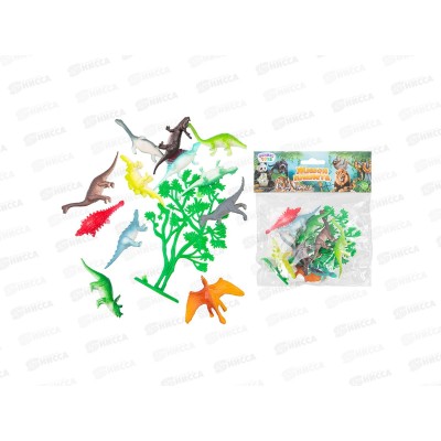 Набор животных "Мир динозавров" (фигурки животных 12 шт) 1002697 Набор животных "Мир динозавров" (фигурки животных 12 шт) 1002697