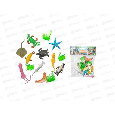 Набор животных "На дне океана" (фигурки животных 10 шт) 1002700 Набор животных "На дне океана" (фигурки животных 10 шт) 1002700