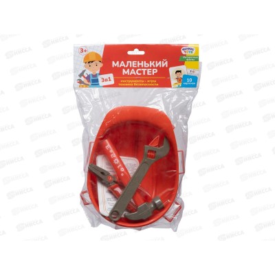 Набор инструментов "Маленький мастер" 15 предметов, 1002260 Набор инструментов "Маленький мастер" 15 предметов, 1002260