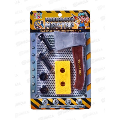 Набор инструментов "Маленький мастер" 6 предметов, 1002854 Набор инструментов "Маленький мастер" 6 предметов, 1002854