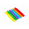 Антистресс-Тянучка POP Tubes труба "Радуга" 6шт в пакете, АНТ-6132