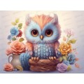 Алмазная мозаика (класс.) 30х40см Пушистая сова, НД-6362 Алмазная мозаика (класс.) 30х40см Пушистая сова, НД-6362