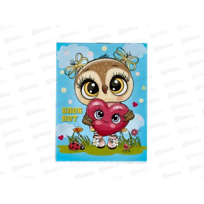 Блокнот 16л ПГС Сова, А7 *24 Блокнот 16л ПГС Сова, А7 *24