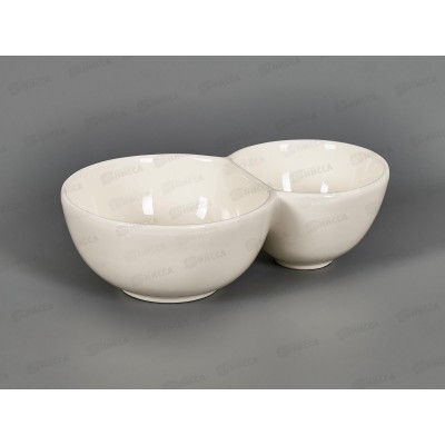 Менажница &quotNaturel&quot 20*12.5*6см (фарфоровая), 0380033  *3/24