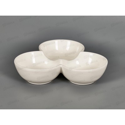 Менажница "Naturel" 25*25*5,5см (фарфоровая), 0380034 *3/24 Менажница "Naturel" 25*25*5,5см (фарфоровая), 0380034 *3/24