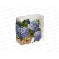 Салфетки 1 слойные 40 листов 24*24 Desna Design Гортензия,57453*32