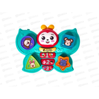 Бабочка сортер красная на батарейках МК855-156В Levatoys FCJ1070949 в пакете Бабочка сортер красная на батарейках МК855-156В Levatoys FCJ1070949 в пакете