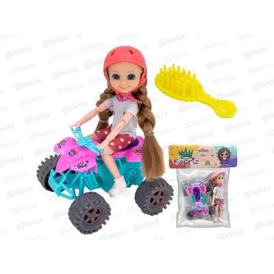 Кукла малышка Miss Kapriz YS53828 со скутером, FCJ0785735 в пакете