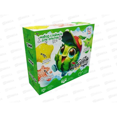 Набор слаймов для опытов 3в1 "Арбузный микс" 1020 Фин-ти-Флю Набор слаймов для опытов 3в1 "Арбузный микс" 1020 Фин-ти-Флю