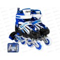 Ролики раздвиж. Dvizhok р.30-33, 1 колесо со светом, синий 141V-200 Ролики раздвиж. Dvizhok р.30-33, 1 колесо со светом, синий 141V-200