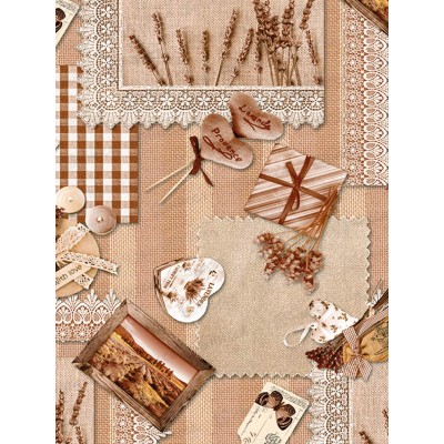 Клеенка на нетканой основе ДЕКОРАМА 1,4*20м 208В Клеенка на нетканой основе ДЕКОРАМА 1,4*20м 208В