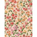 Клеенка на нетканой основе ДЕКОРАМА 1,4*20м 218А цветы беж