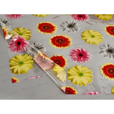 Клеенка прозрачная MIRAGE Н190А 1,37м*010мм*25м с печатью Клеенка прозрачная MIRAGE Н190А 1,37м*010мм*25м с печатью