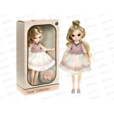Кукла с аксессуарами 2866490, 25см в коробке 15*7*28см