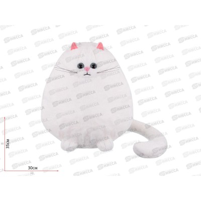 Игрушка ТМ "Relana" Котик белый, 35см, RL24076-35 в пакете Игрушка ТМ "Relana" Котик белый, 35см, RL24076-35 в пакете