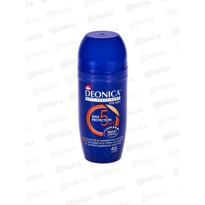 Антиперспирант Deonica For мужской 50мл 5Protection ролик *6 Антиперспирант Deonica For мужской 50мл 5Protection ролик *6