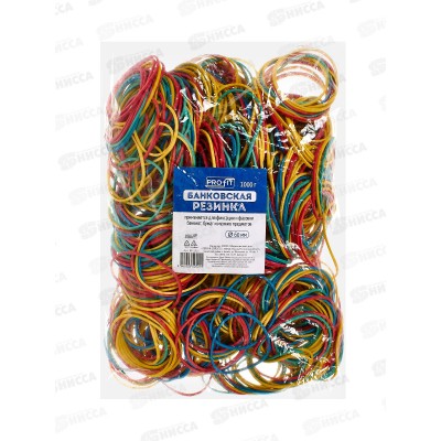 Резинка для денег Profit 1000г 60мм цветная, БР-2521  *20 Резинка для денег Profit 1000г 60мм цветная, БР-2521  *20