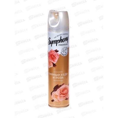 Symphony Premium освежитель воздуха 300см3 Пряный кедр и роза *6 Symphony Premium освежитель воздуха 300см3 Пряный кедр и роза *6