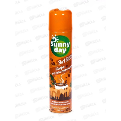 Sunny Day освежитель воздуха 300см3 Кофе по восточному *12 Sunny Day освежитель воздуха 300см3 Кофе по восточному *12