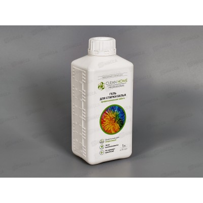 CLEAN HOME Гель для стирки белья профессиональная забота 1л *10 CLEAN HOME Гель для стирки белья профессиональная забота 1л *10