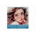 Скетчбук Hatber 240*240 40л Нежная,31993 *35
