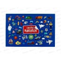 Альбом д/наклеек Hatber А5 4л В мире мальчиков,32262 Альбом д/наклеек Hatber А5 4л В мире мальчиков,32262