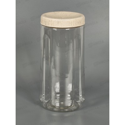 Банка д/сып прод &quotGreen Republic" лен 1,1л SE2249GR