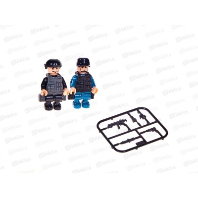 Конструктор "ГОРОД МАСТЕРОВ" Фигурки Госгвардия 2шт, 18082-КК