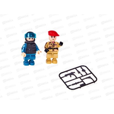 Конструктор &quotГОРОД МАСТЕРОВ&quot Фигурки Госгвардия 2шт, 18079-КК