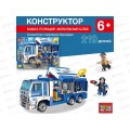 Конструктор "ГОРОД МАСТЕРОВ" Камаз: полиция мобильный штаб, 219дет., 3121-КК