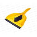 Комплект щетка-сметка "Good" с совком с кром ярко-желтый 223200902/02 Комплект щетка-сметка "Good" с совком с кром ярко-желтый 223200902/02