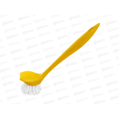 Щетка для посуды "Good" прямая ручка ярко-желтый 223200102/02 *36 Щетка для посуды "Good" прямая ручка ярко-желтый 223200102/02 *36