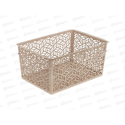 Корзина 3,2л "Linden" 230*160*110мм бежевый 221313227/06 Корзина 3,2л "Linden" 230*160*110мм бежевый 221313227/06