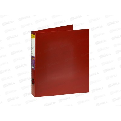 Папка на 4-х кол. 40мм А4 Informat 700мкм. красн.пластик. NP5675R *10