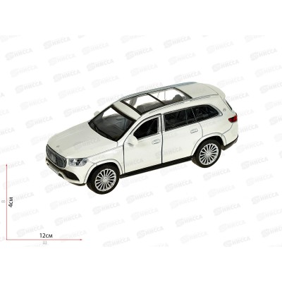 Машина "ТЕХНОПАРК" металлическая MERCEDES-BENZ 12см, белый, 384351