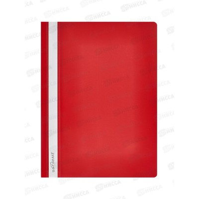 Скоросшиватель inФОРМАТ А4 красный 180мкм, TC4018R *25/400