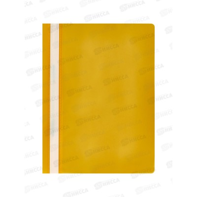 Скоросшиватель LITE А4 желтый пласт. 100мкм, TC4011Y *100