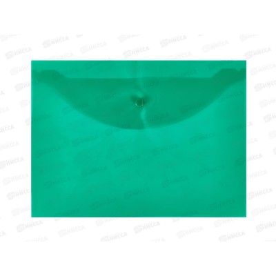 Папка с кноп. inФОРМАТ А4 непроз 150мкм, зеленый, NK8015G *2/30