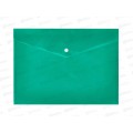 Папка с кноп. inФОРМАТ А4 пр., 150мкм, зеленый, PK8015G *10/100