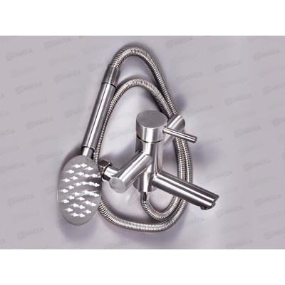 Смеситель для душа stMIRA короткий излив, нержавейка, картридж 35мм, 6022-1   *12