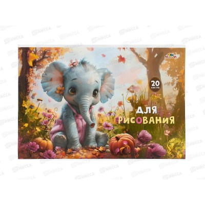Альбом Раскраска  Апплика 20л Слоненок С2951-18