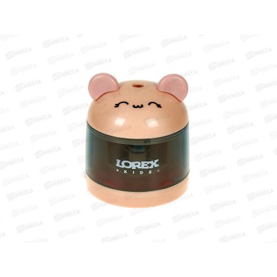 Точилка электр. Lorex kids cute pet. контейнер LXKSREL-CP