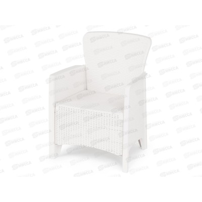 Кресло "Ротанг Лайт" Белый М8908 *1 Кресло "Ротанг Лайт" Белый М8908 *1