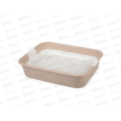 Лоток д/кошек "Мурка" Бежевый *22 М8996 Лоток д/кошек "Мурка" Бежевый *22 М8996