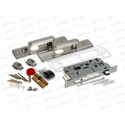 Замок врезной д/китайских дверей 3В-3526/30 с ручками HP107SN SAZAR