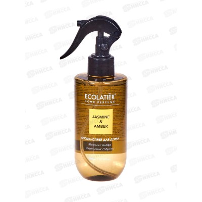 ECOLATIER арома-спрей для дома JASMINE&AMBER 300мл 886702 *10