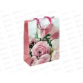 Пакет подарочный MI 18х23х8см Нежно розовые цветы, ППК-4340 *12