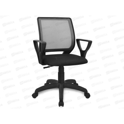 Кресло Фаворит 2С сетка черная п.Гольф пиастра, пятилучие газлифт