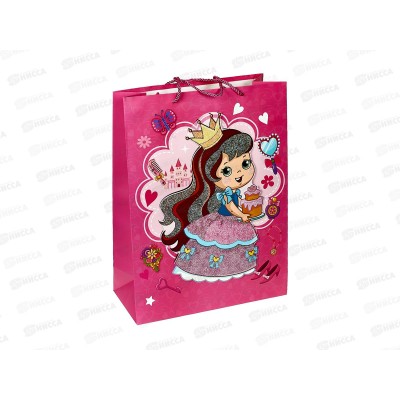 Пакет подарочный MI 31х42х12см Милая принцесса, ПКП-9276 *12