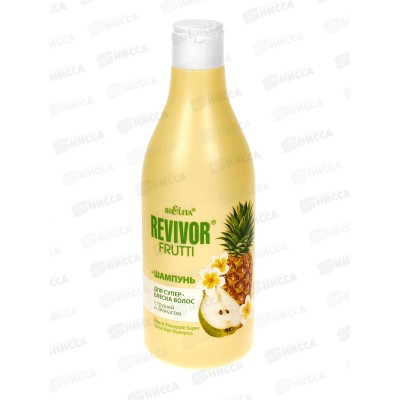 REVIVOR Frutti Шампунь для волос Груша и ананас 500мл *12 REVIVOR Frutti Шампунь для волос Груша и ананас 500мл *12